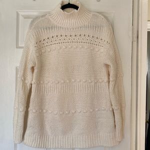 Beautiful knit ivory sweater